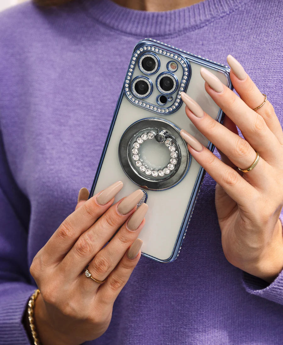 Blue Glam MagSafe Phone Case