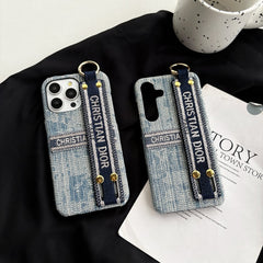 Embroidered Wristband Fashion Phone Case