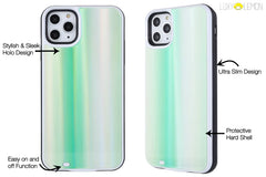 Mint Laser Holo Glass Battery Case