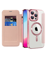 Pink MagSafe Flip Wallet Phone Case