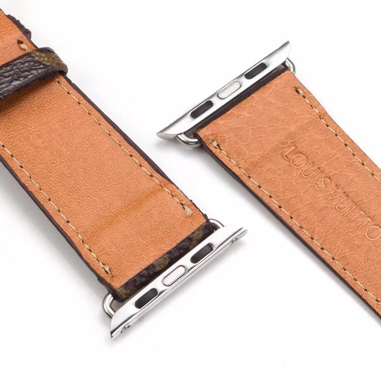 Classic Embossed Leather Apple Watch Band