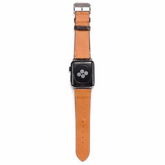 Classic Embossed Leather Apple Watch Band