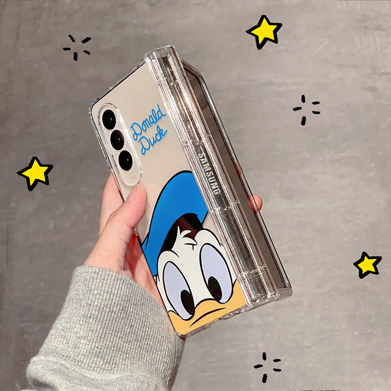 Cute cartoon silicone Fold Case