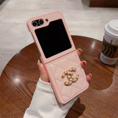 Fashion Leather Case Case for Galaxy Z Flip