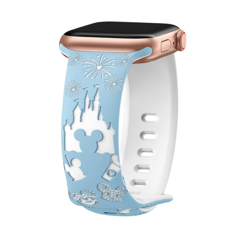 Cute cartoon 3D silicone watch strap