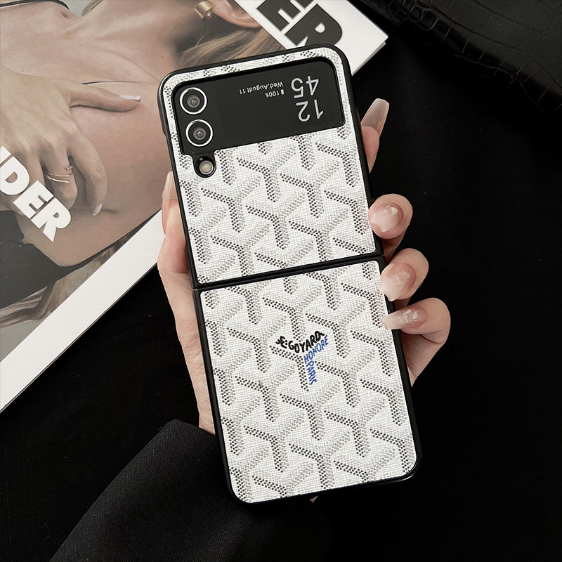 Fashion Leather Case for Galaxy Z Flip