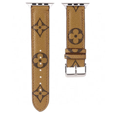 Leather Embossed Apple Watch Band