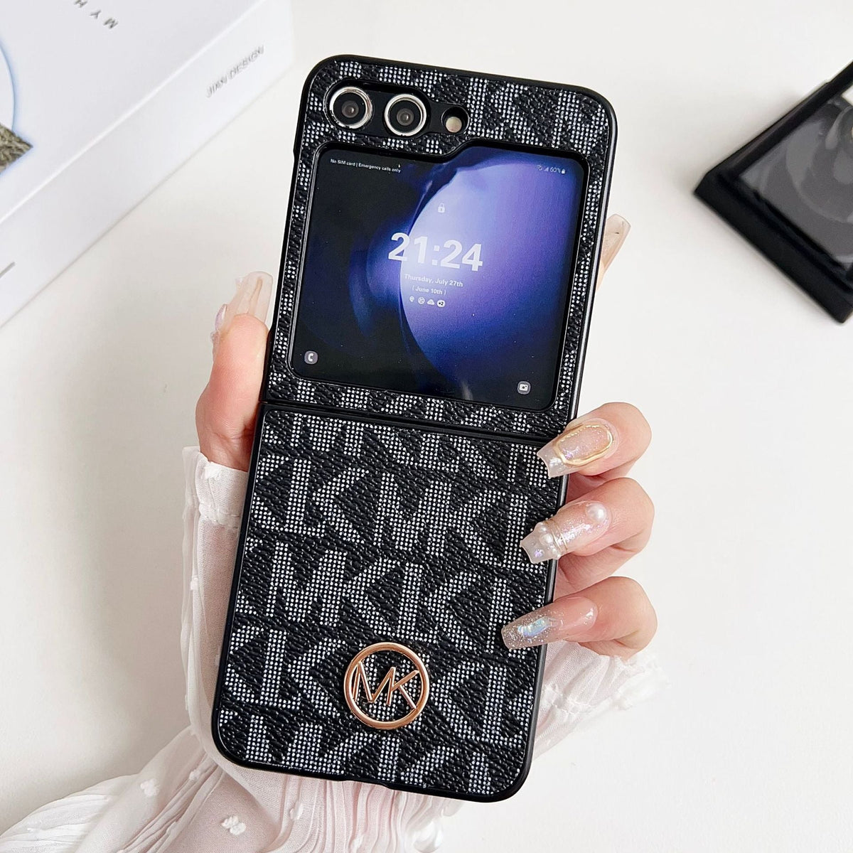 Fashion Embossed Case for Galaxy Z Flip