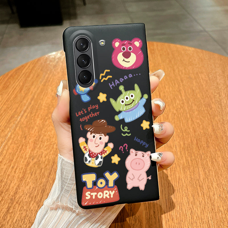 Cute Cartoon Silicone Fold Case