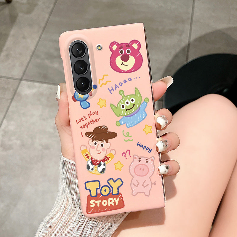 Cute Cartoon Silicone Fold Case