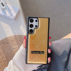 Luxury leather printed case