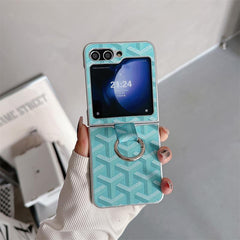 Electroplating Ring Case for Galaxy Z Flip