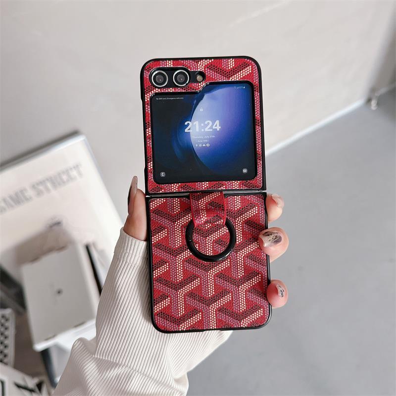 Electroplating Ring Case for Galaxy Z Flip