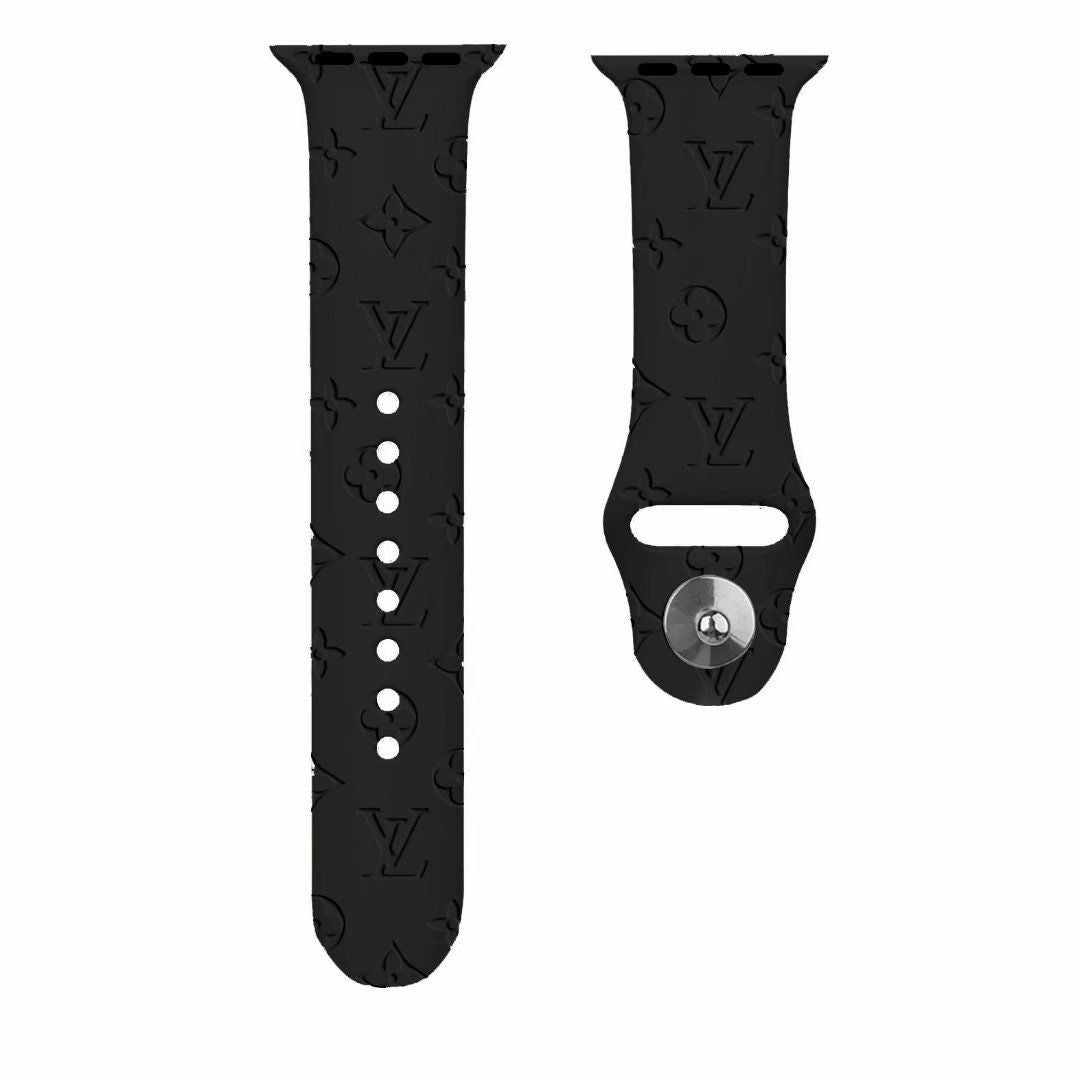 Silicone Embossed Soft Apple Watch Band