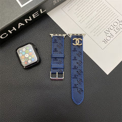 Embossed Metal Logo Apple Watch Band