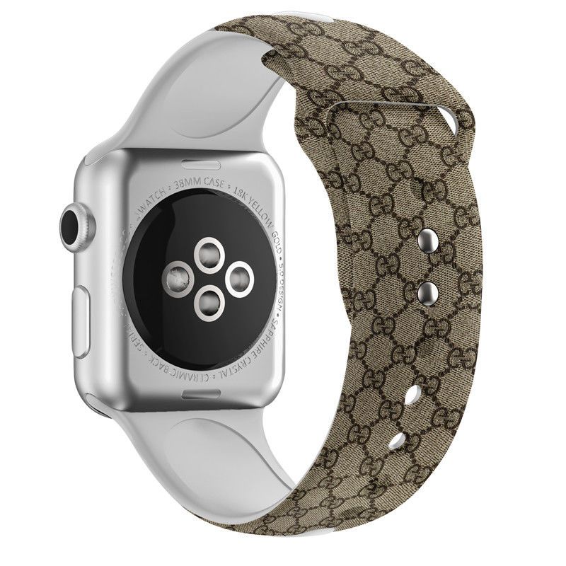 Colorful Embossed Apple Watch Band