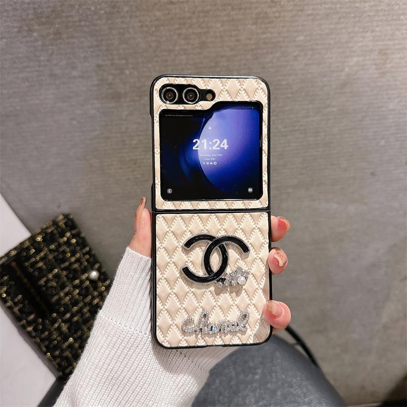 Pearl Rhinestone Case for Galaxy Z Flip