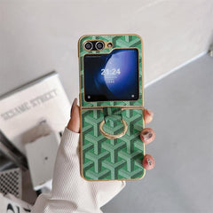 Electroplating Ring Case for Galaxy Z Flip