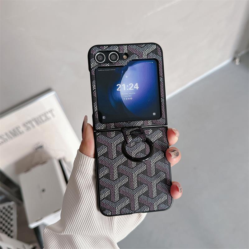 Electroplating Ring Case for Galaxy Z Flip