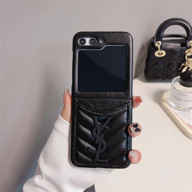 Leather Fashion Card Case for Galaxy Z Flip