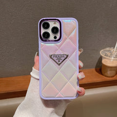 Diamond leather laser case