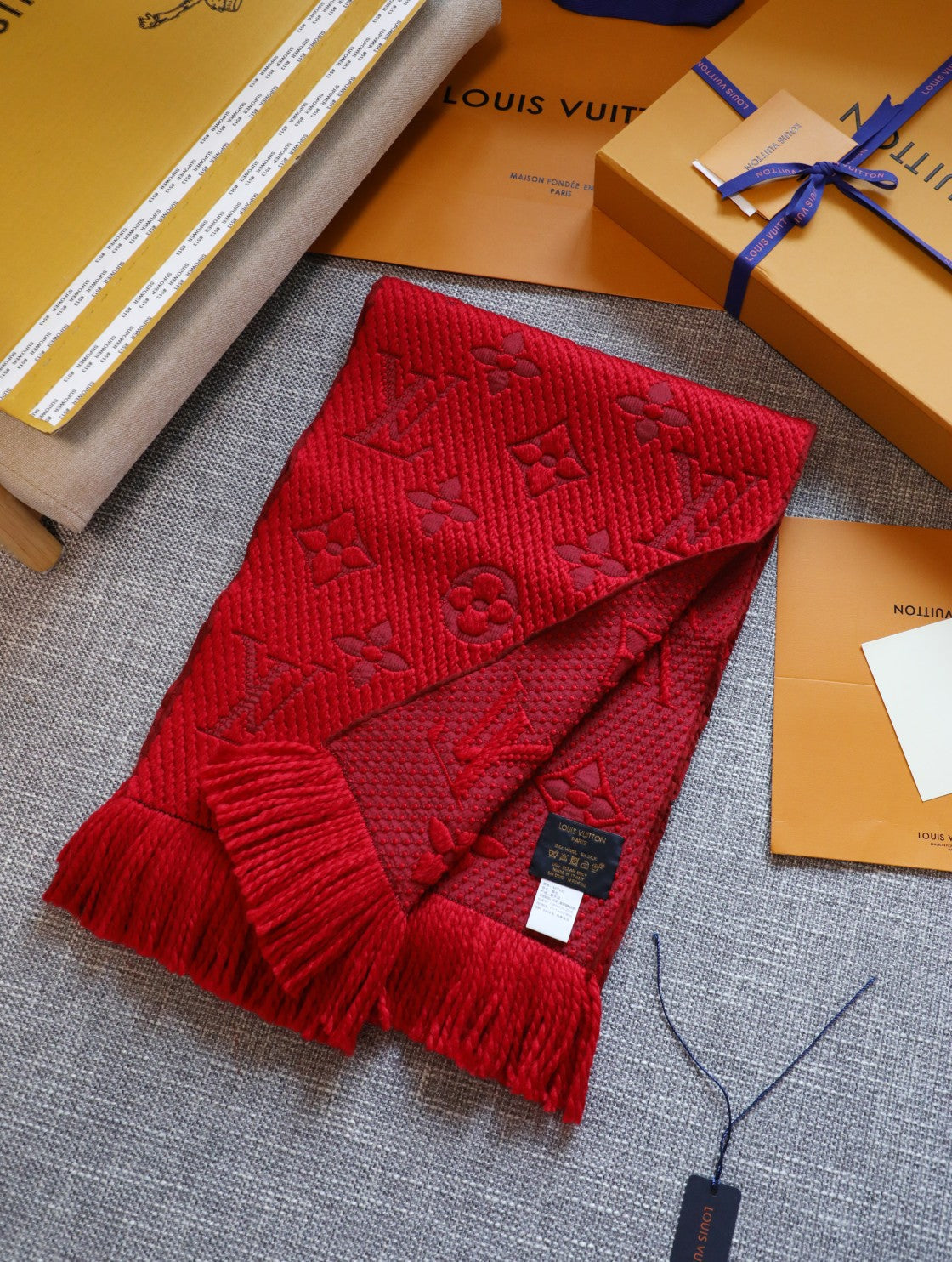 A century-old classic cashmere scarf