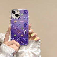 Cute gradient crystal case