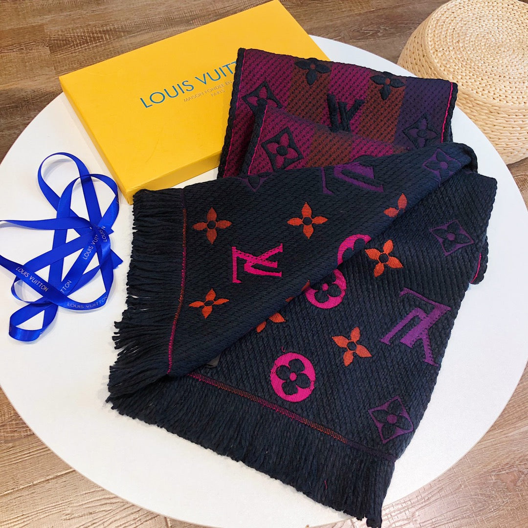 Temperament Monogram Element Scarf