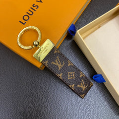 Luxury leather keychain