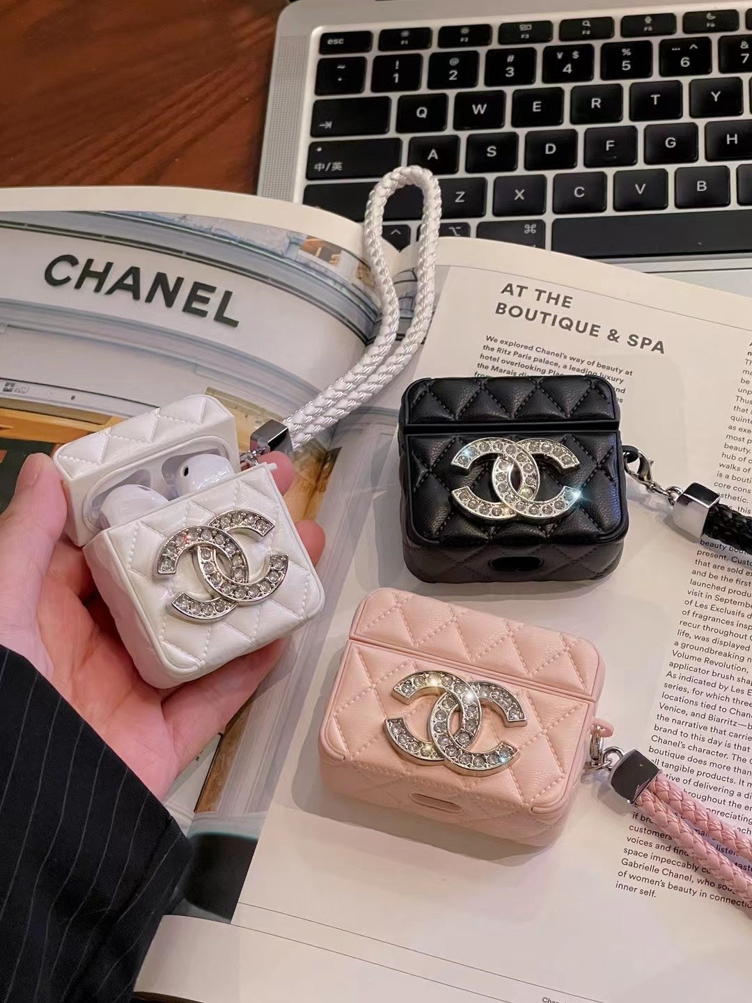 Luxury leather AirPods Case