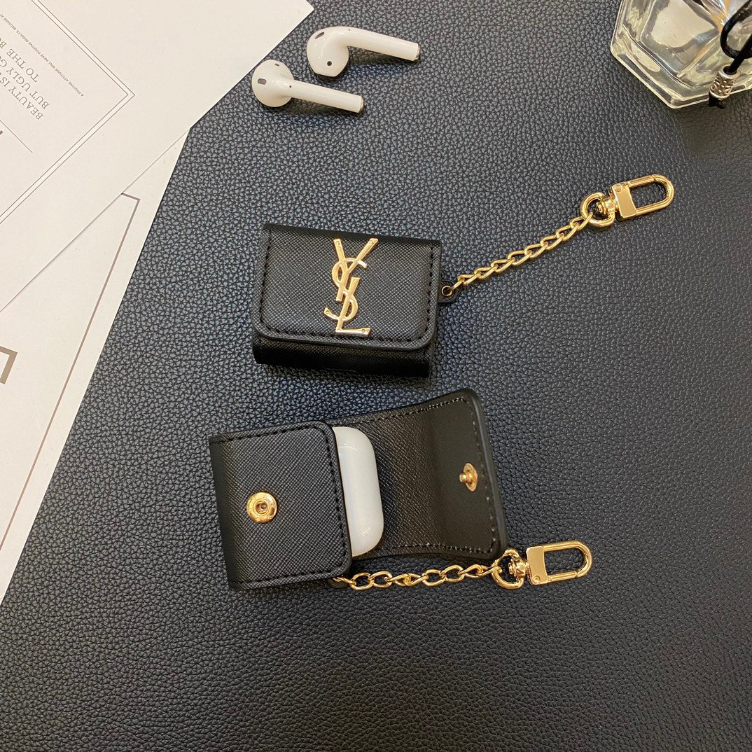 Embossed leather AirPods Case