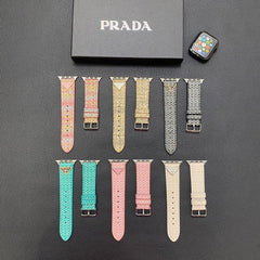 Cute woven multi-color watch strap