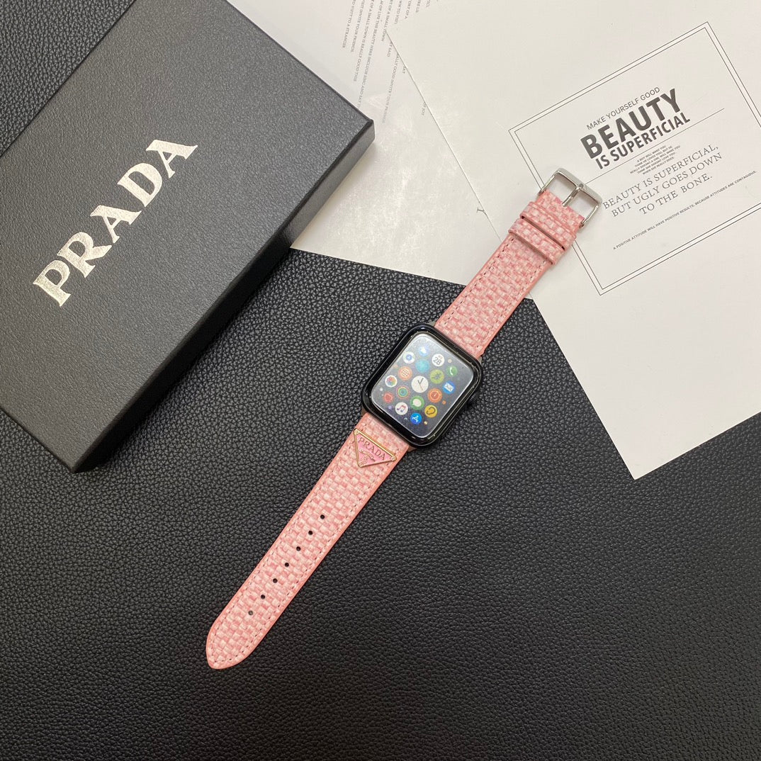 Cute woven multi-color watch strap