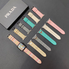 Cute woven multi-color watch strap