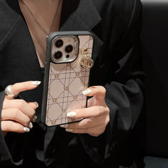 Fashionable butterfly leather case