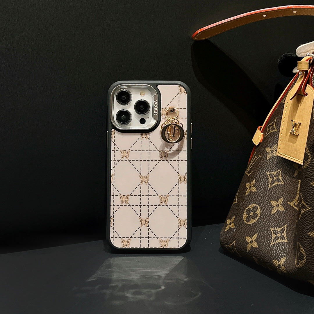 Fashionable butterfly leather case