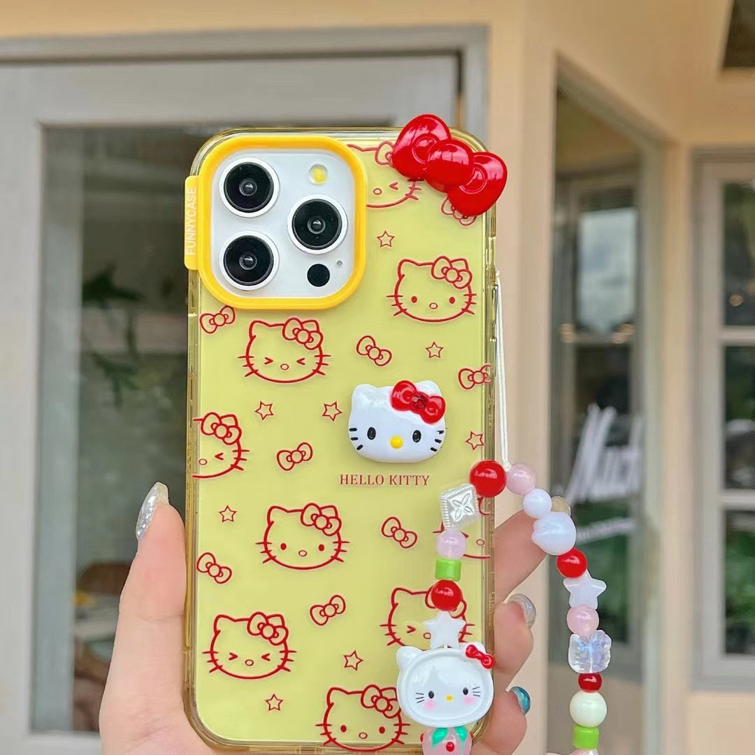 Neon transparent cartoon case