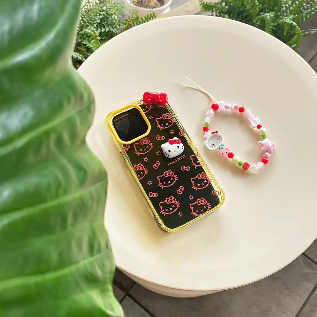 Neon transparent cartoon case