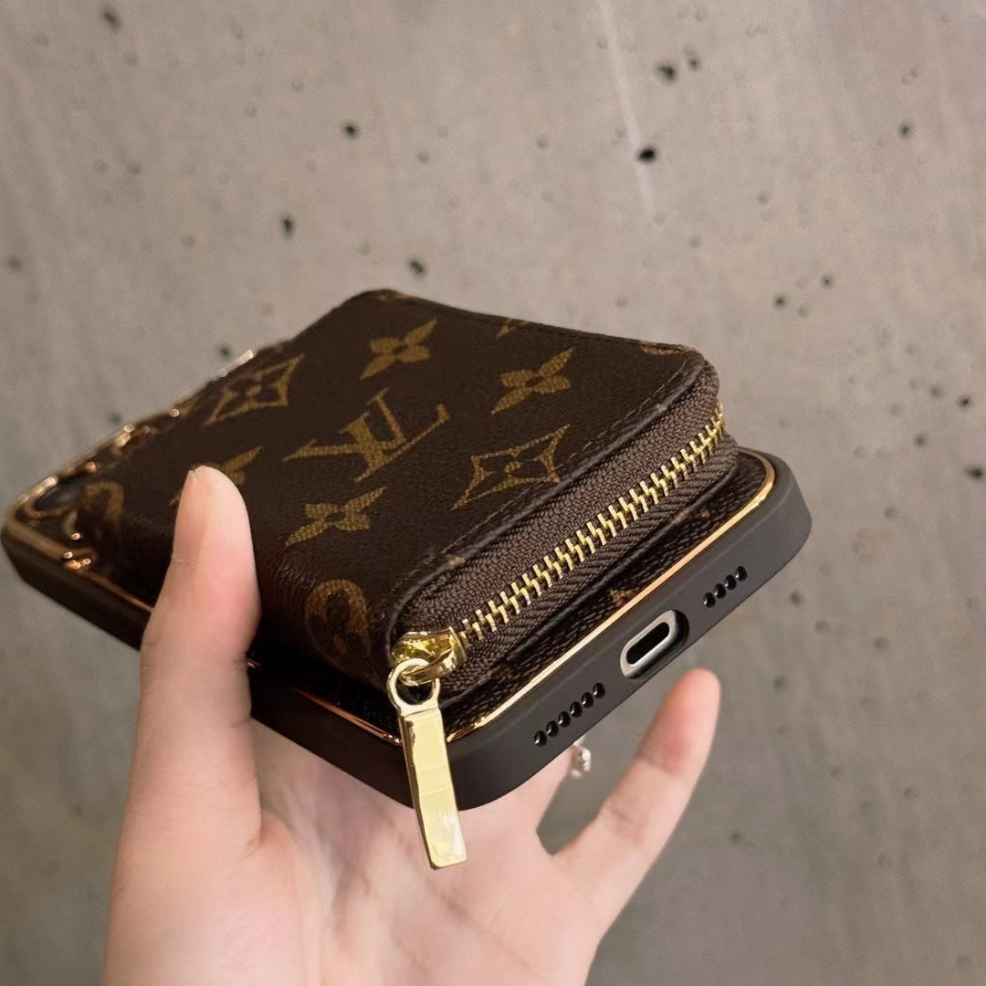 Luxury Leather Coin Purse Case