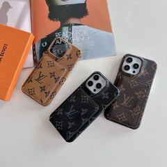 Luxury leather card case