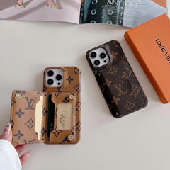 Luxury leather card case