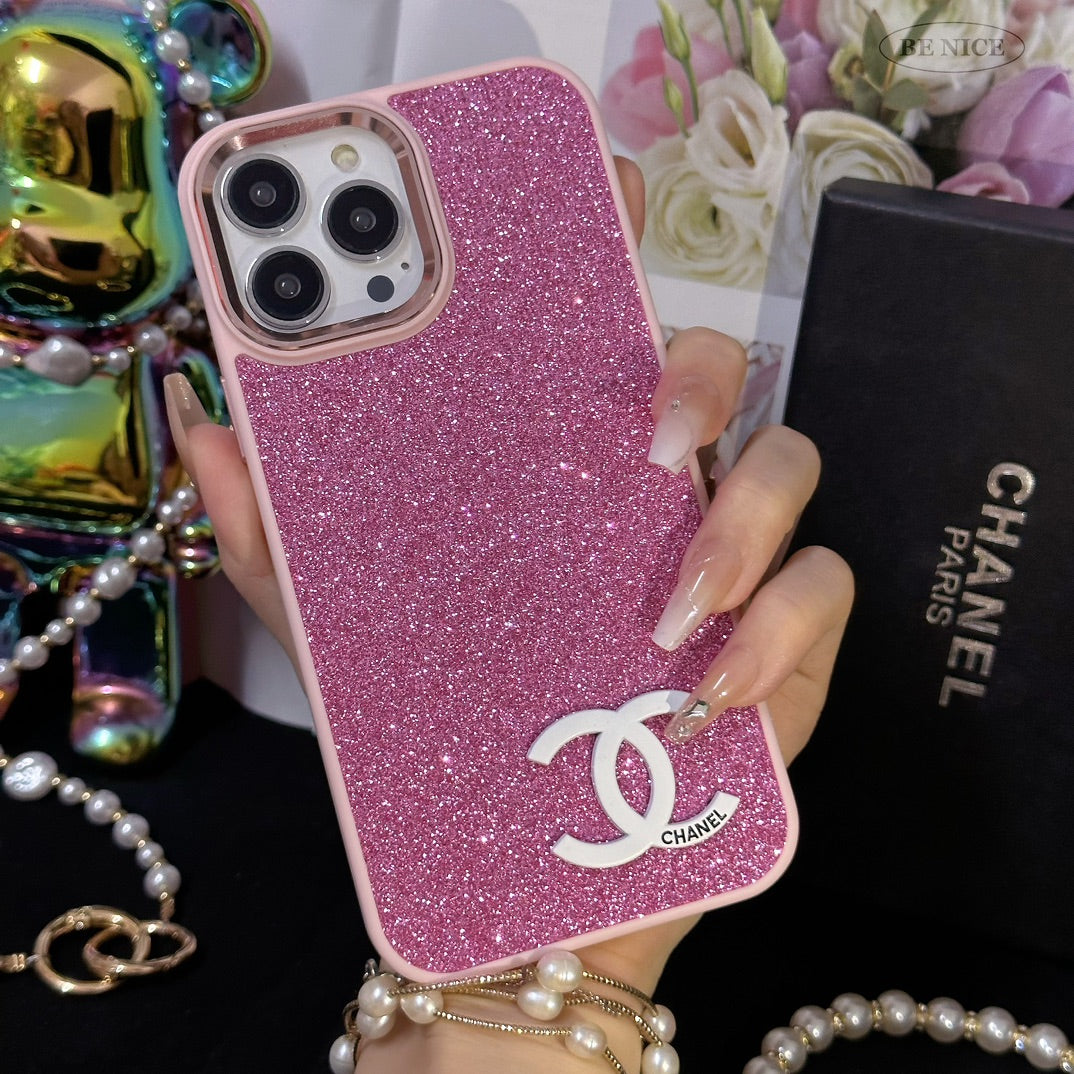 Fashionable sequin silicone case