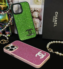 Fashionable sequin silicone case