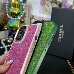 Fashionable sequin silicone case