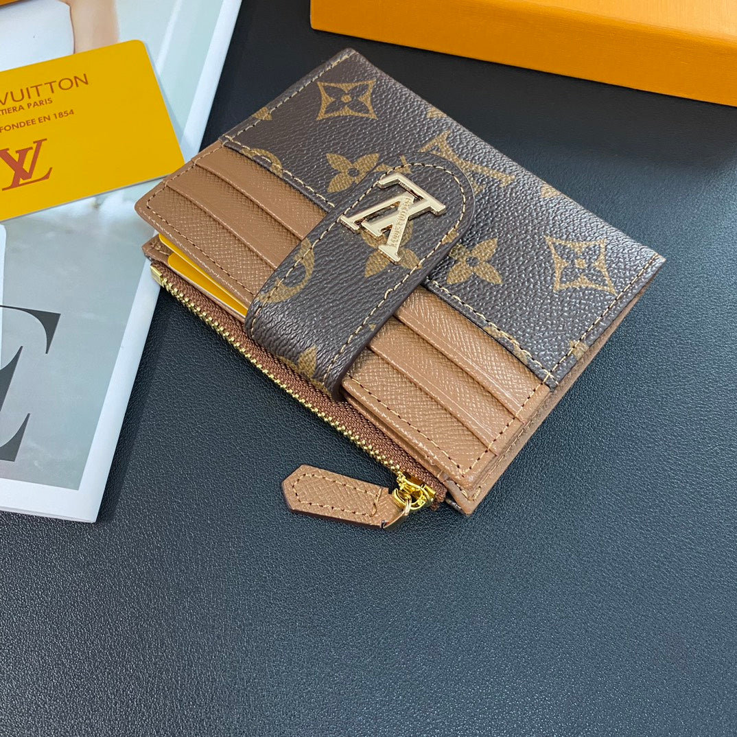 Multifunctional leather card holder