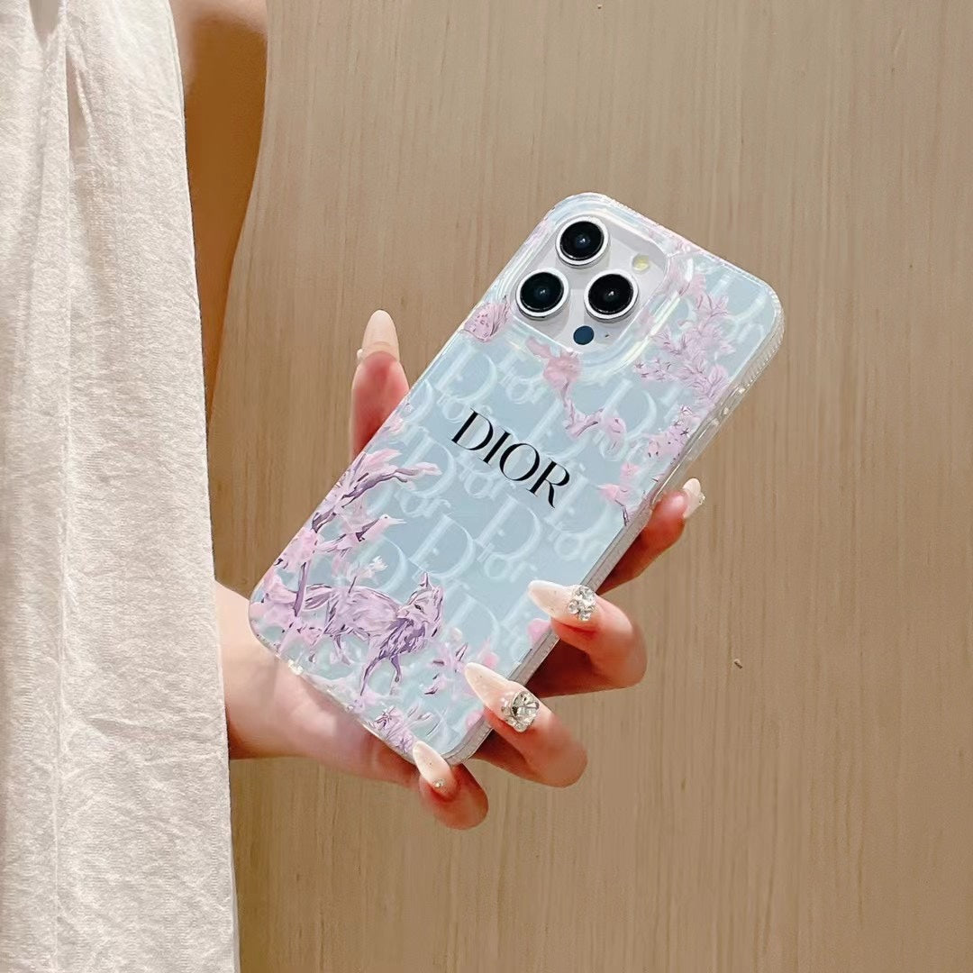 Luxury Shell Pattern Floral Case