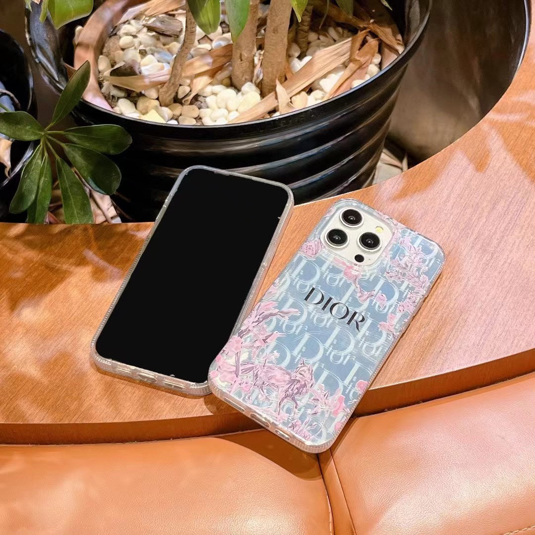 Luxury Shell Pattern Floral Case