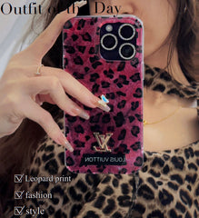 Fashionable Epoxy Leopard Print Case