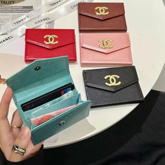 Patent leather multifunctional card holder