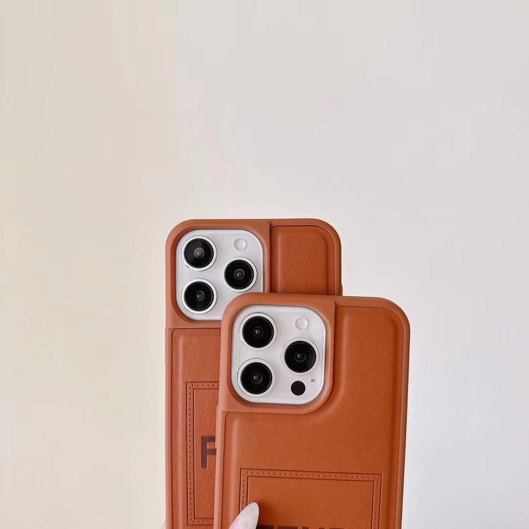 Embossed leather case